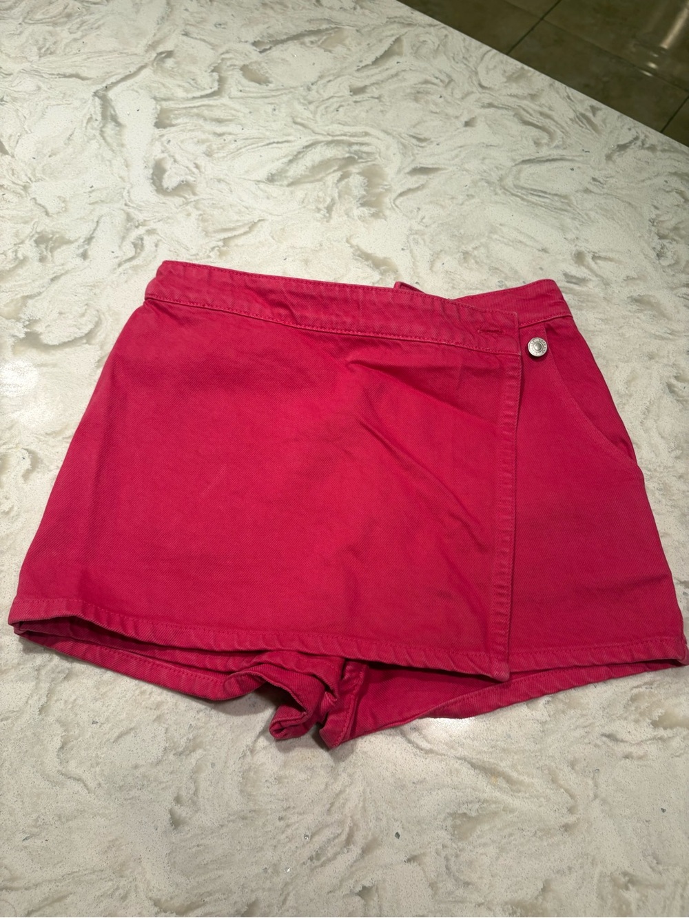 Women’s High-Waist Pink Skort Shorts